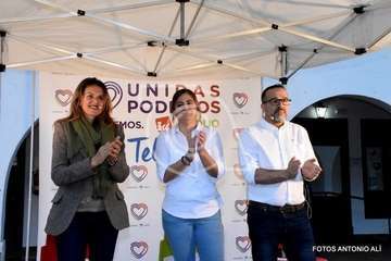 Presentación de la candidatura de Unidas Podemos al Ayuntamiento de Telde (Foto Antonio Alí)